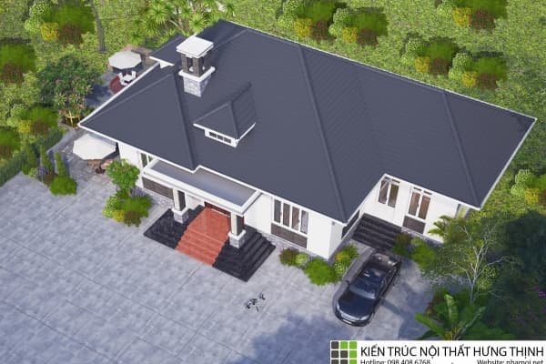 Các mẫu nhà đẹp 2021 xây dựng theo kiểu mái thái