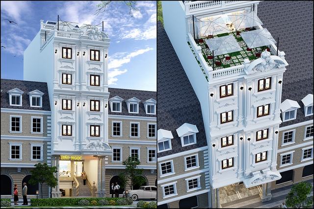 Mẫu thiết kế khách sạn đẹp của công ty thiết kế Nhà Mới