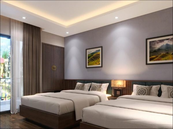 Thiết kế phòng ngủ khách sạn mini | Xu Hướng Nổi Bật 2021