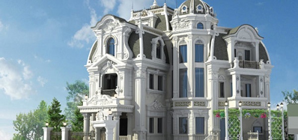 Thiết kế lâu đài theo phong cách cổ điển