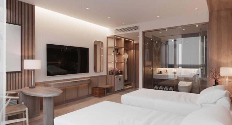 Báo giá thiết kế nội thất phòng ngủ ở khách sạn