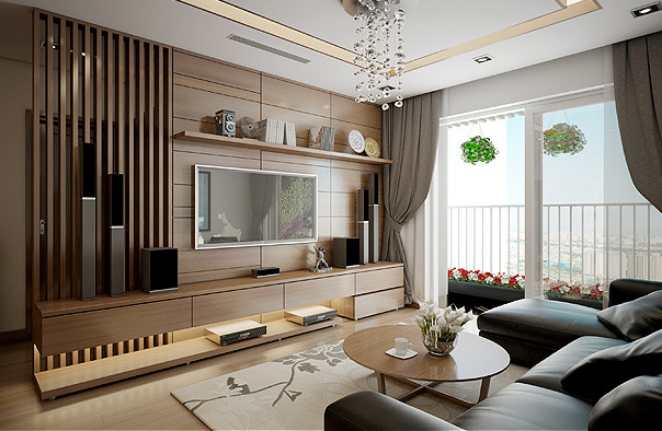 Mẫu thiết kế nội thất chung cư đẹp, hiện đại, đón đầu 2021