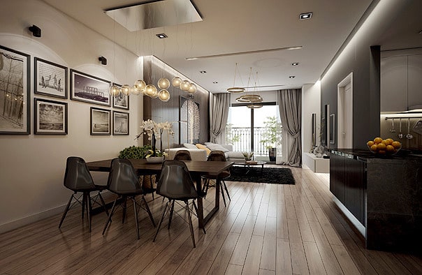 Mẫu thiết kế căn hộ chung cư đón đầu xu hướng 2021